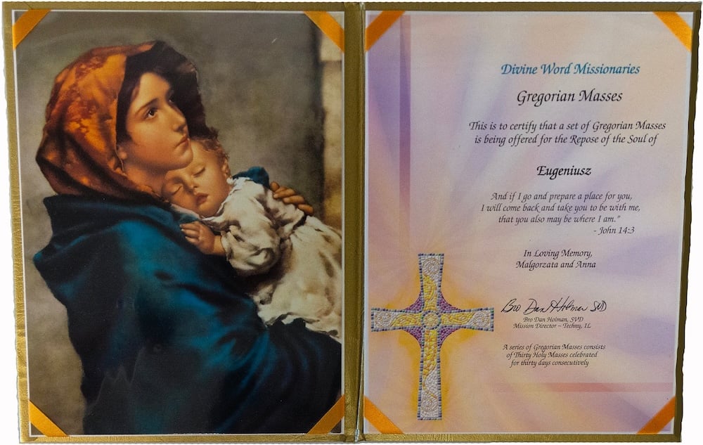 Gregorian Mass Folder Gregorian Mass Folder