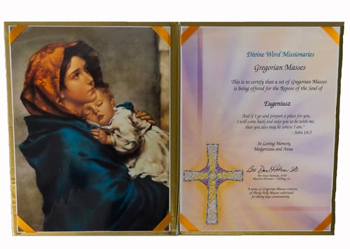 Gregorian Mass Folder Gregorian Mass Folder